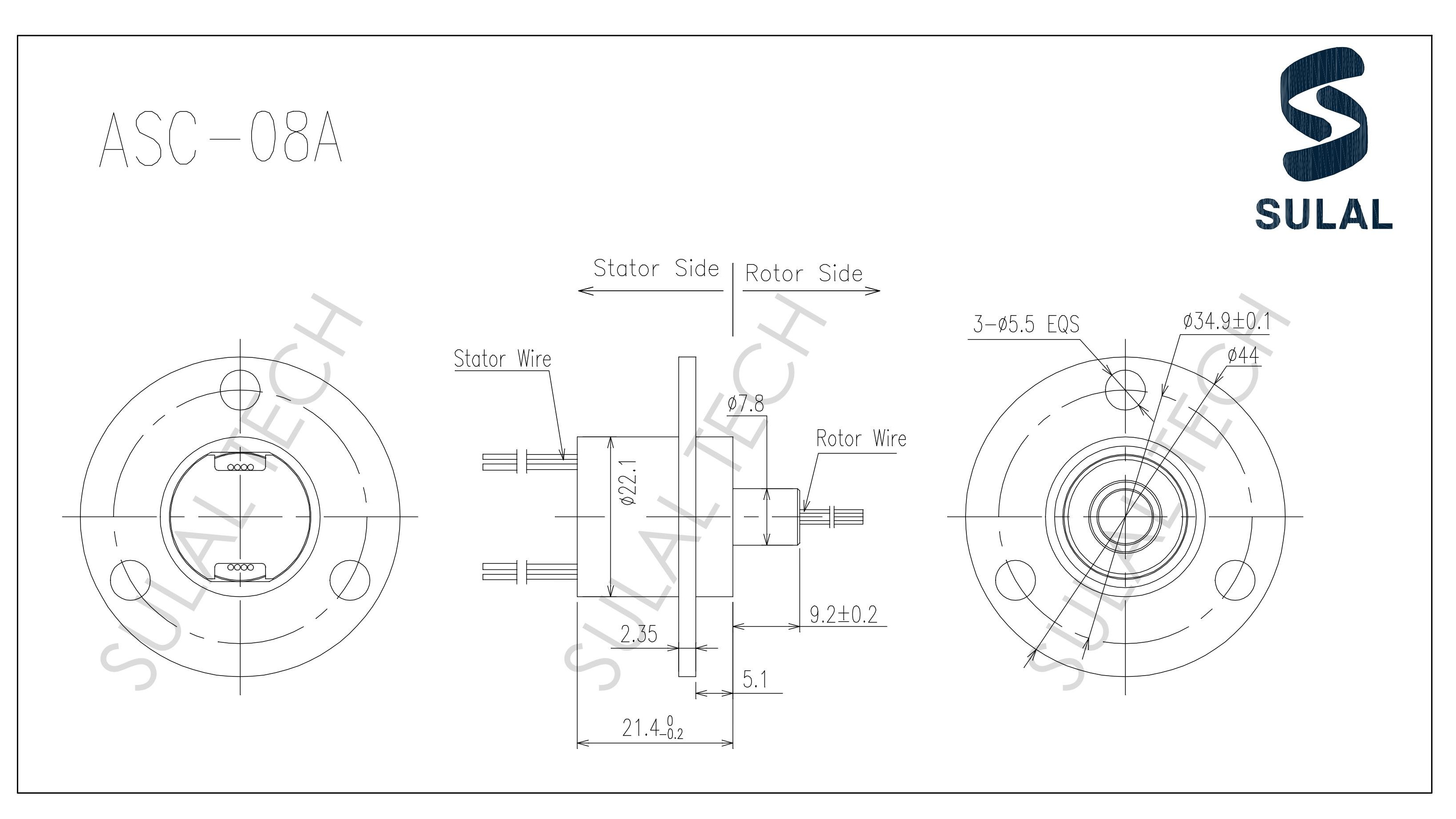 ASC-08 Outline Drawing