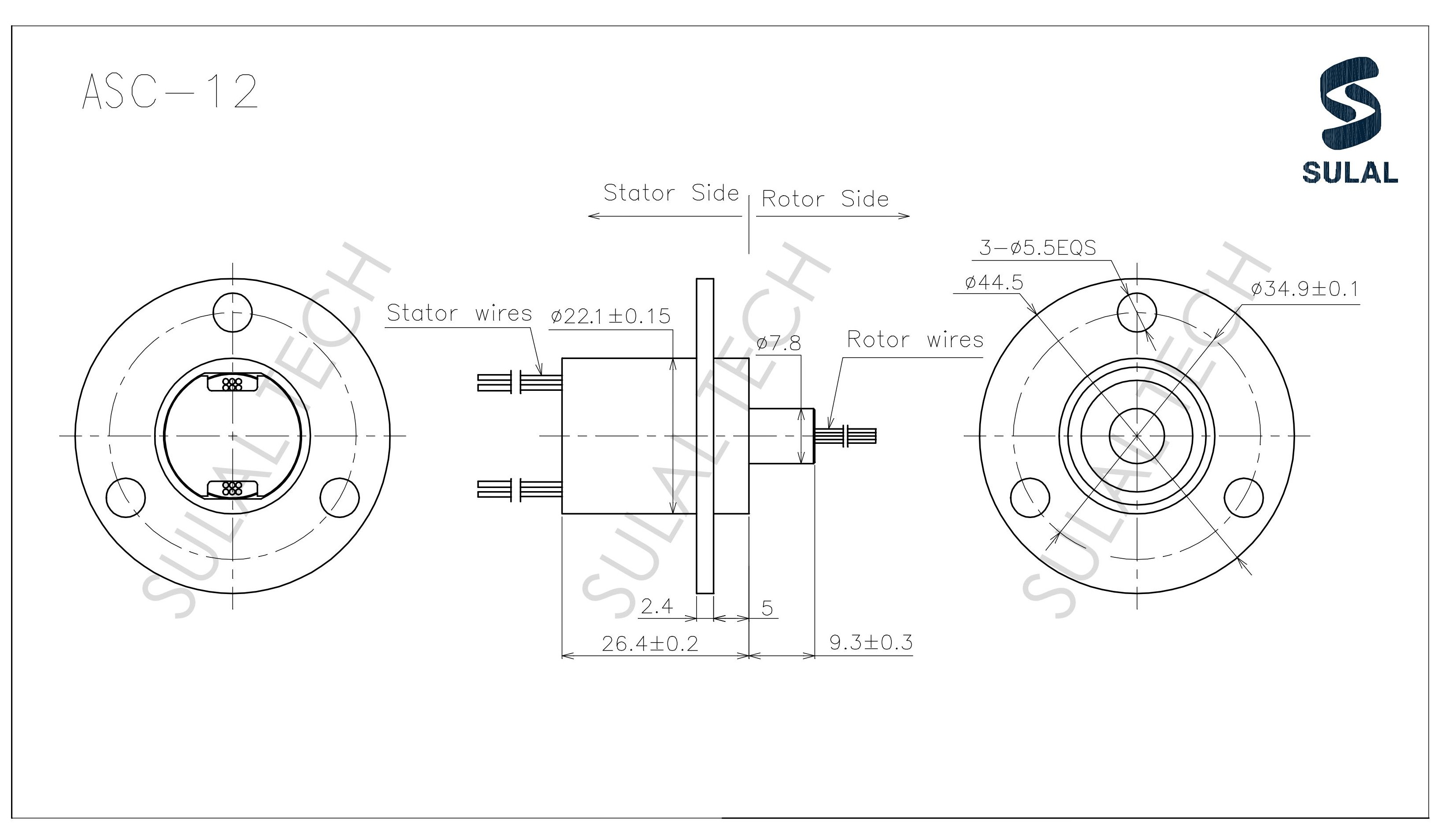 ASC12-Outline Drawing