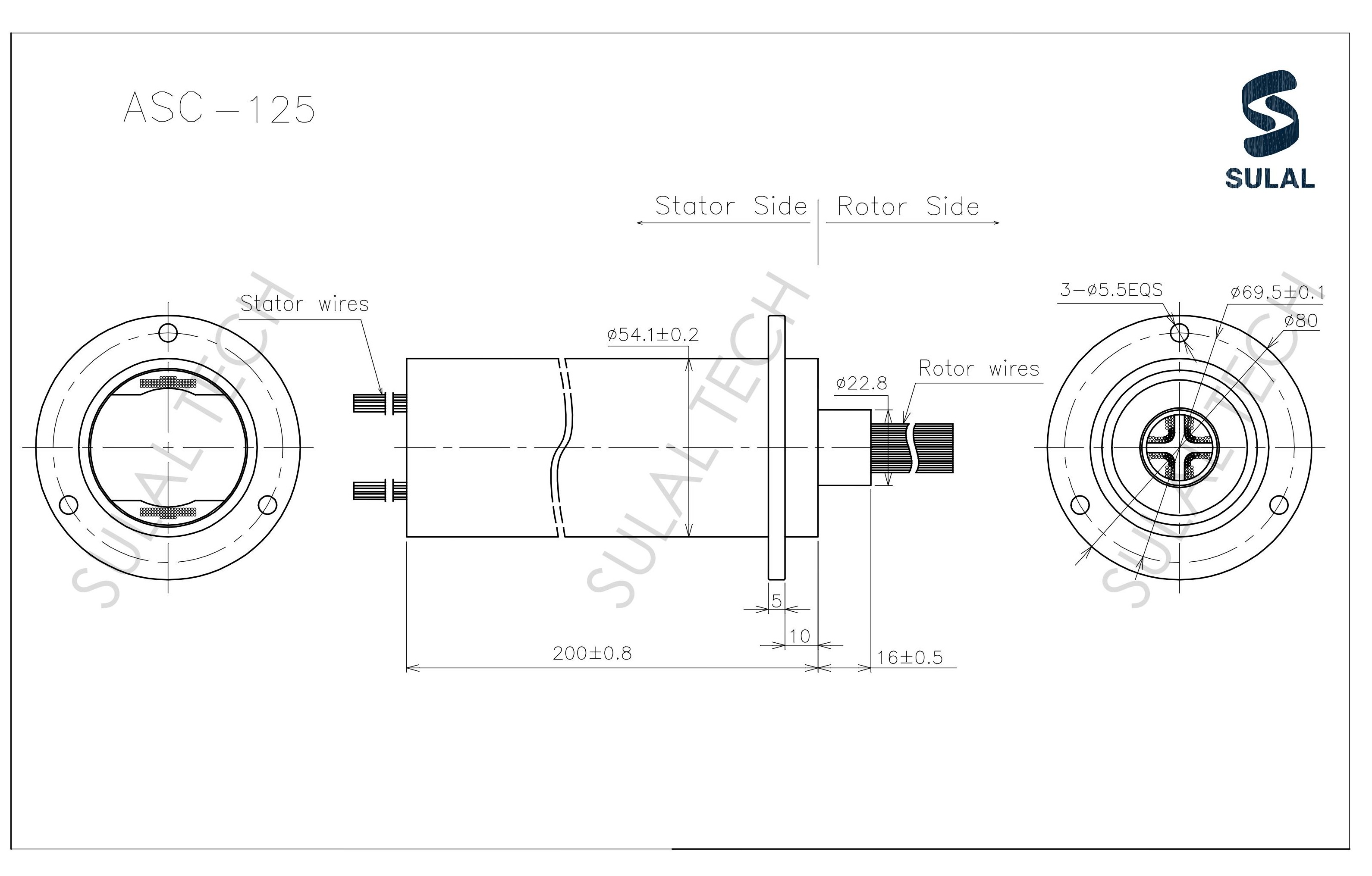 ASC-125-Outline Drawing