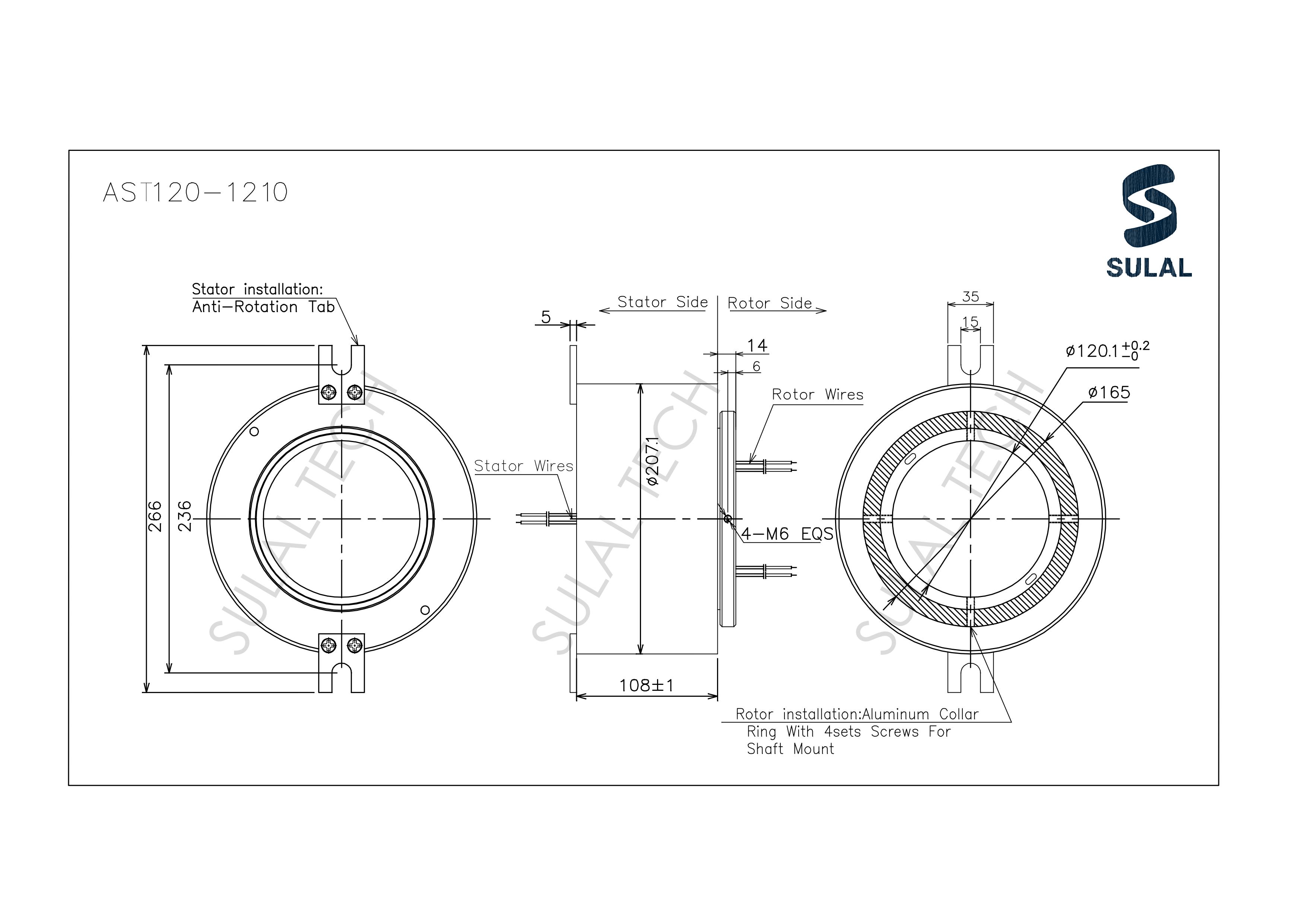 AST120-1210-Outline Drawing