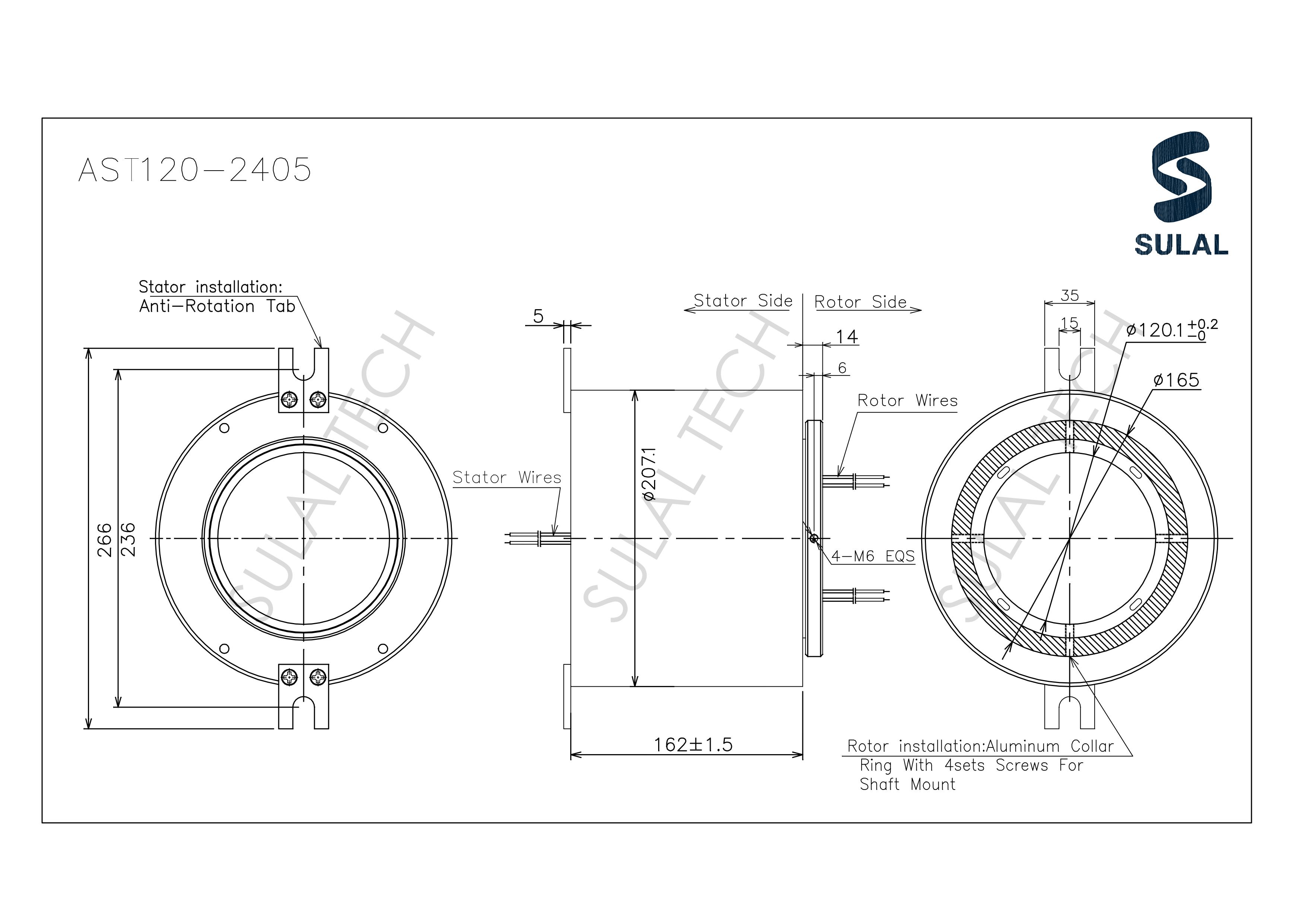 AST120-2405-Outline Drawing
