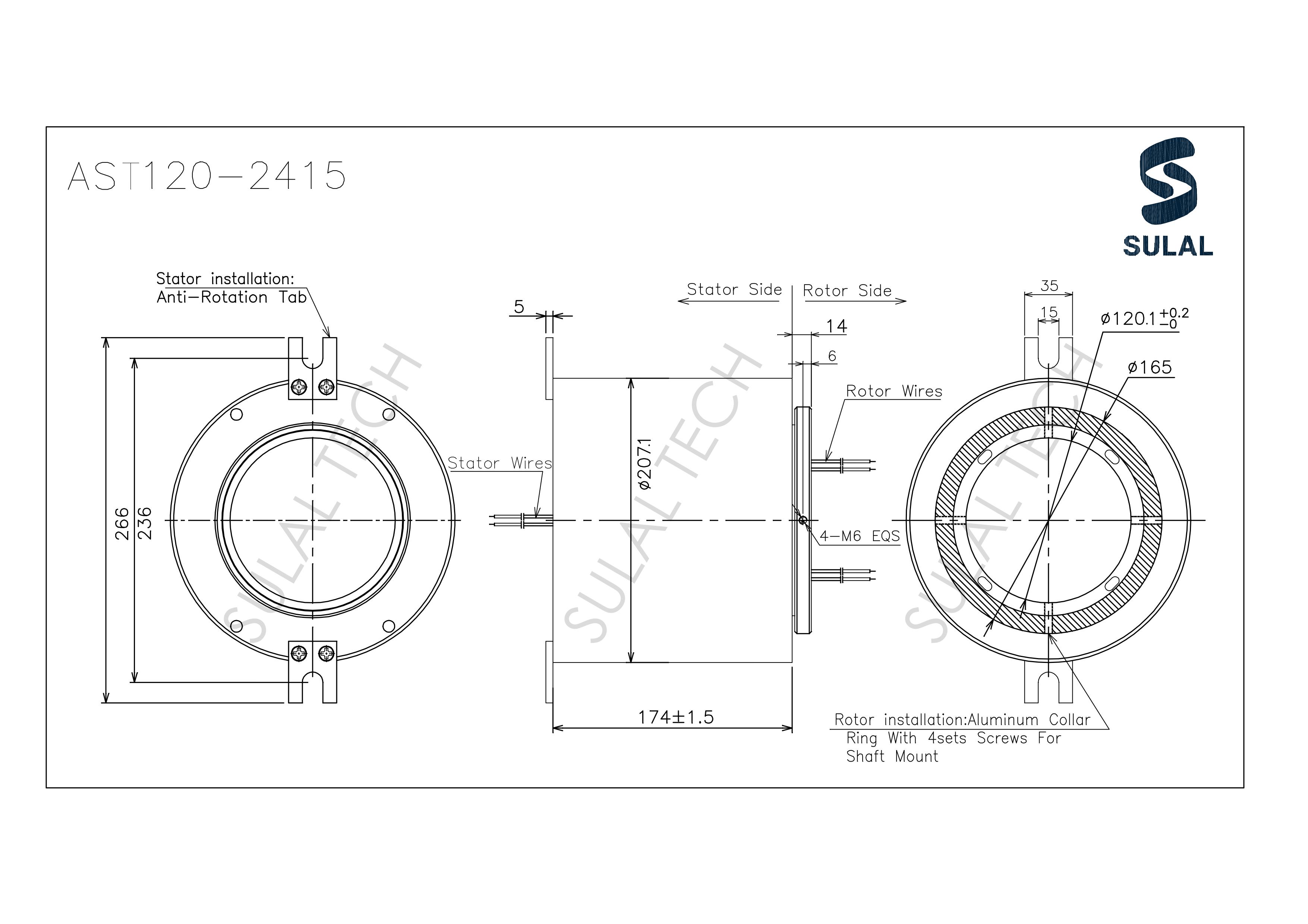 AST120-2415-Outline Drawing
