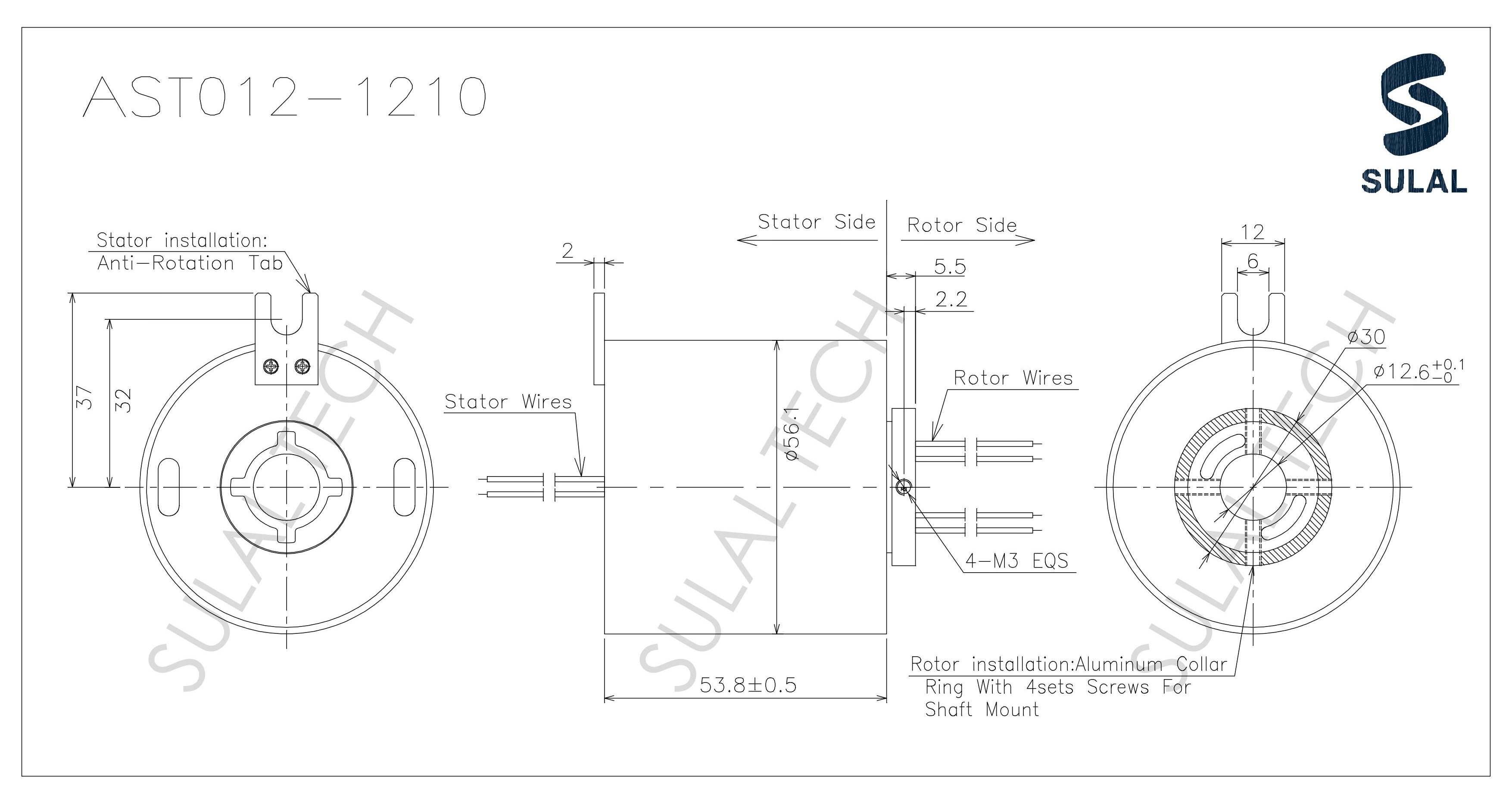 AST012-1210-Outline Drawing