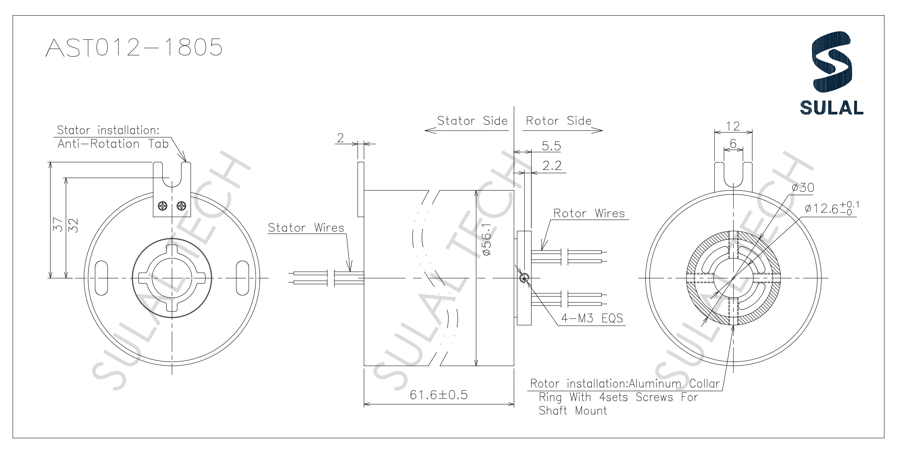 AST012-1805-Outline Drawing