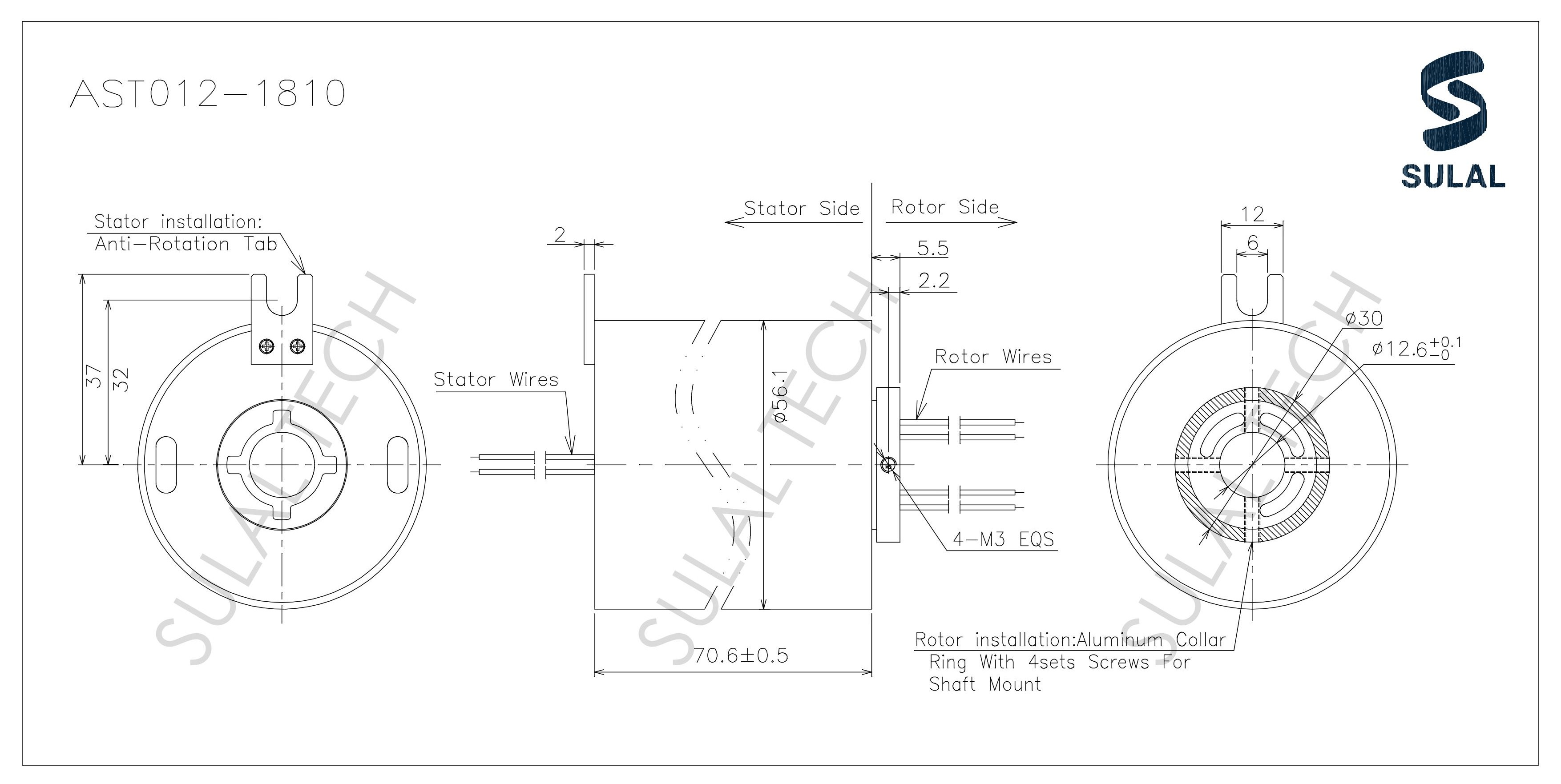 AST012-1810-Outline Drawing