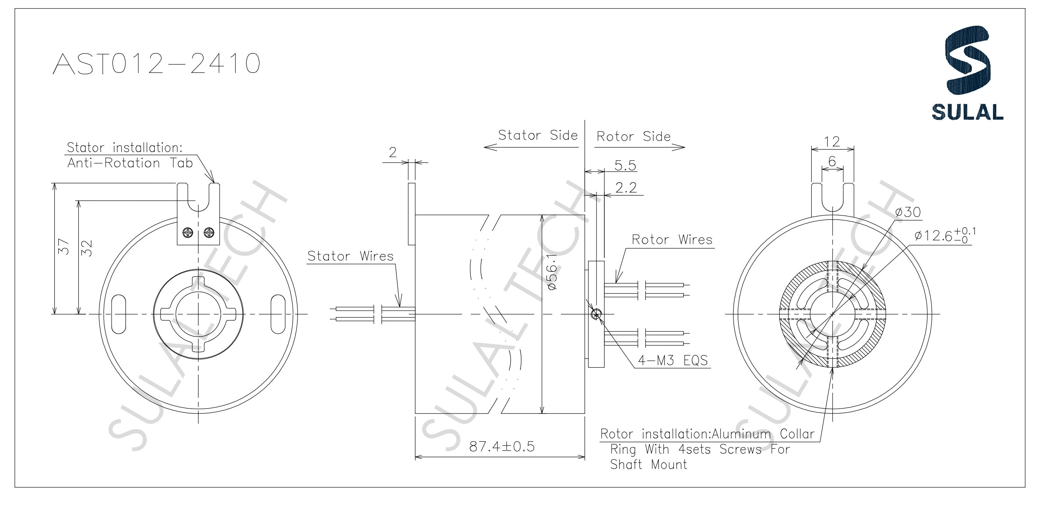 AST012-2410-Outline Drawing