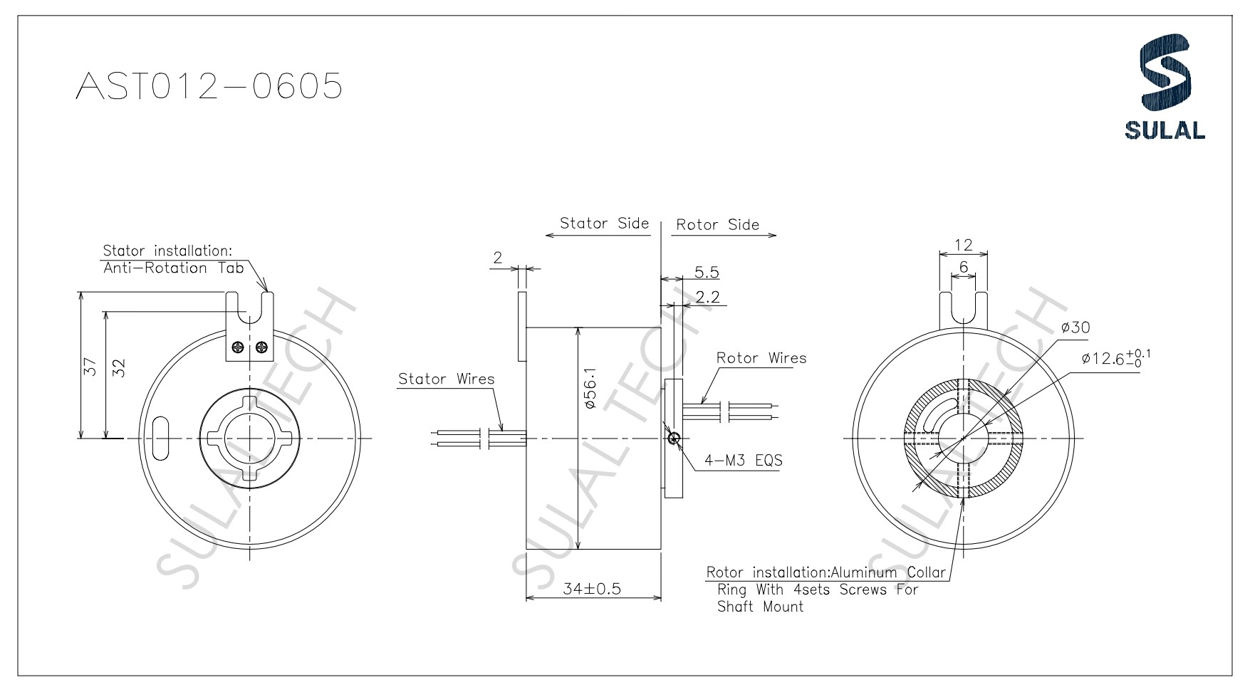 AST012-0605-Outline Drawing