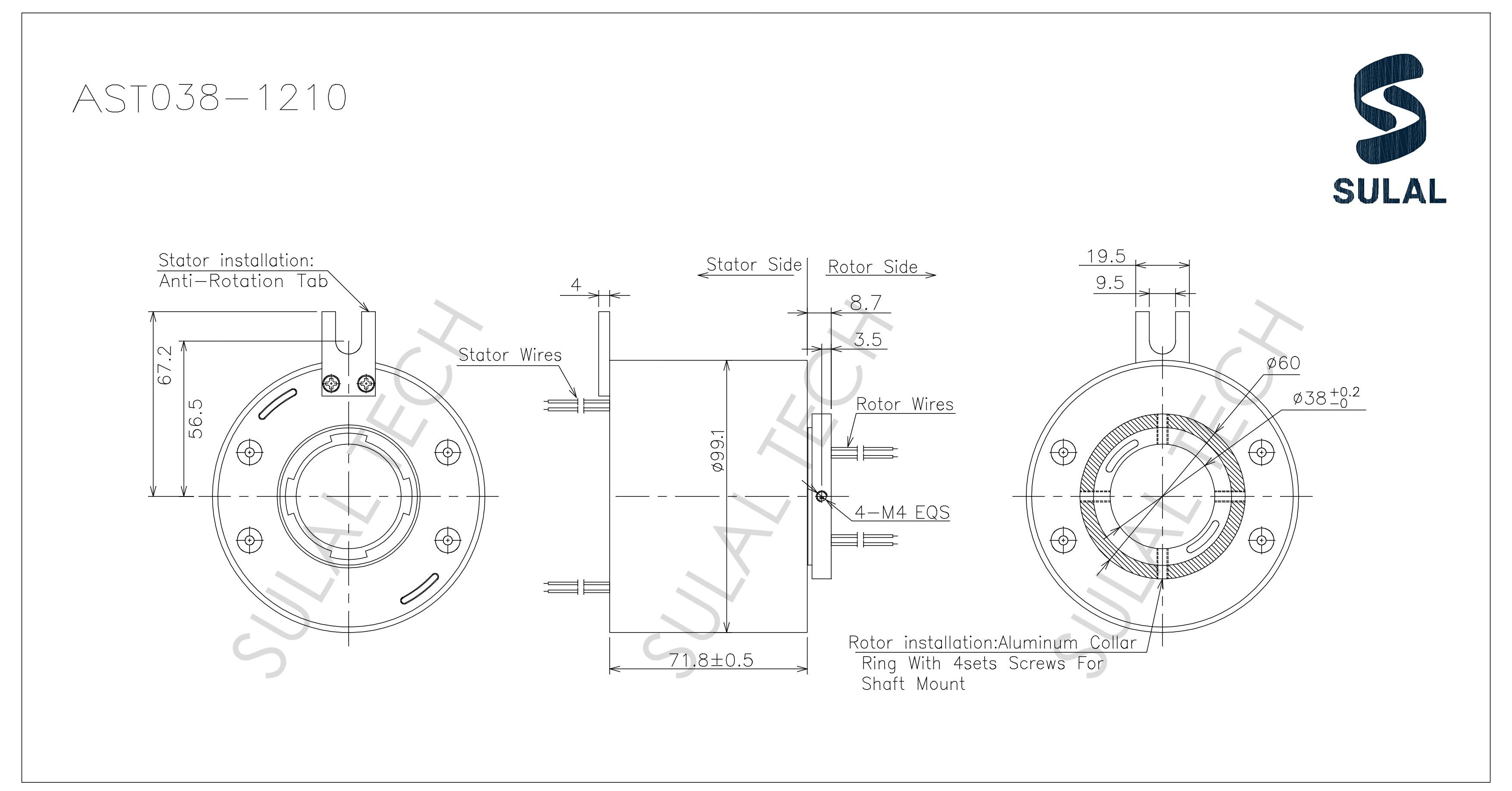 AST038-1210-Outline Drawing