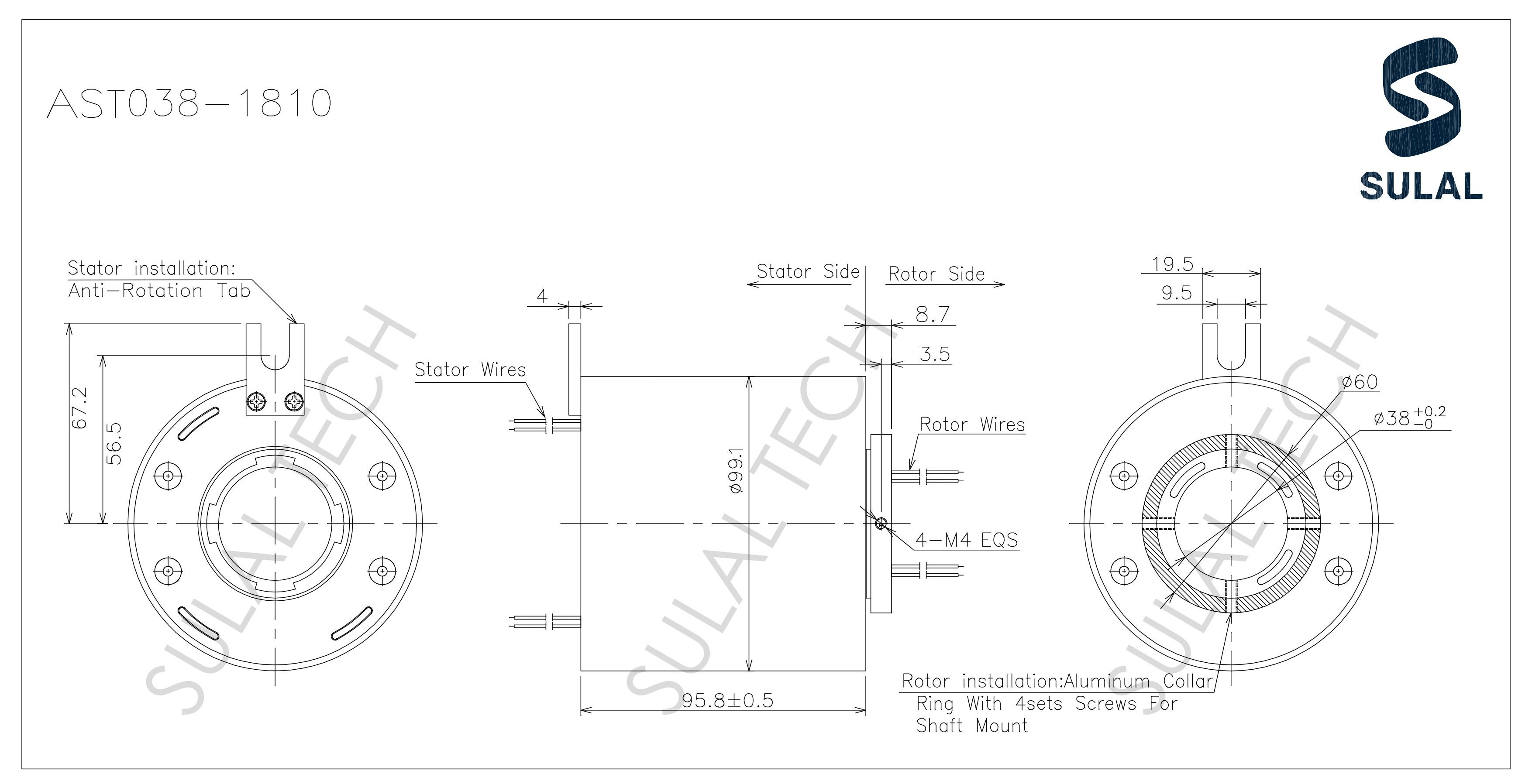 AST038-1810-Outline Drawing