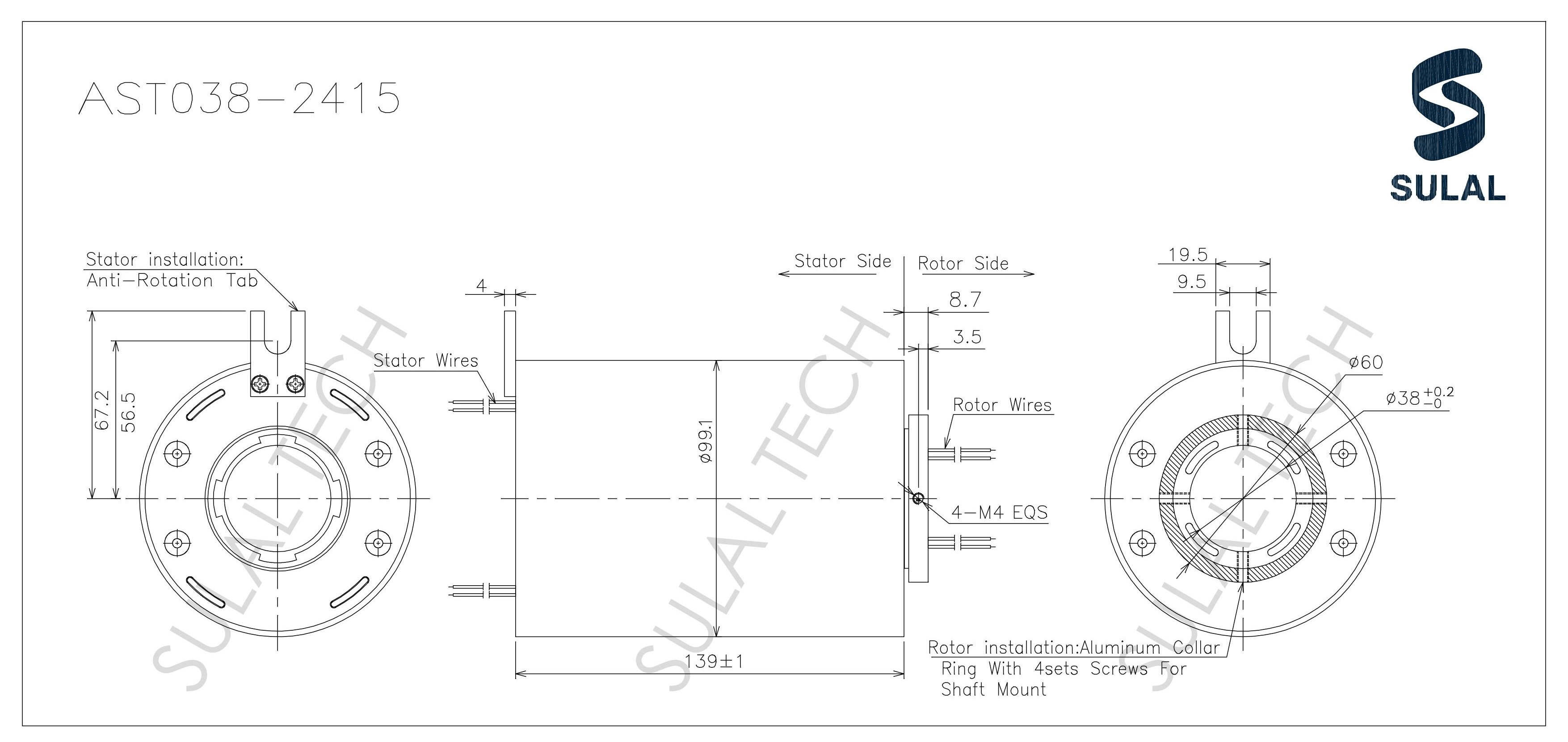 AST038-2415-Outline Drawing
