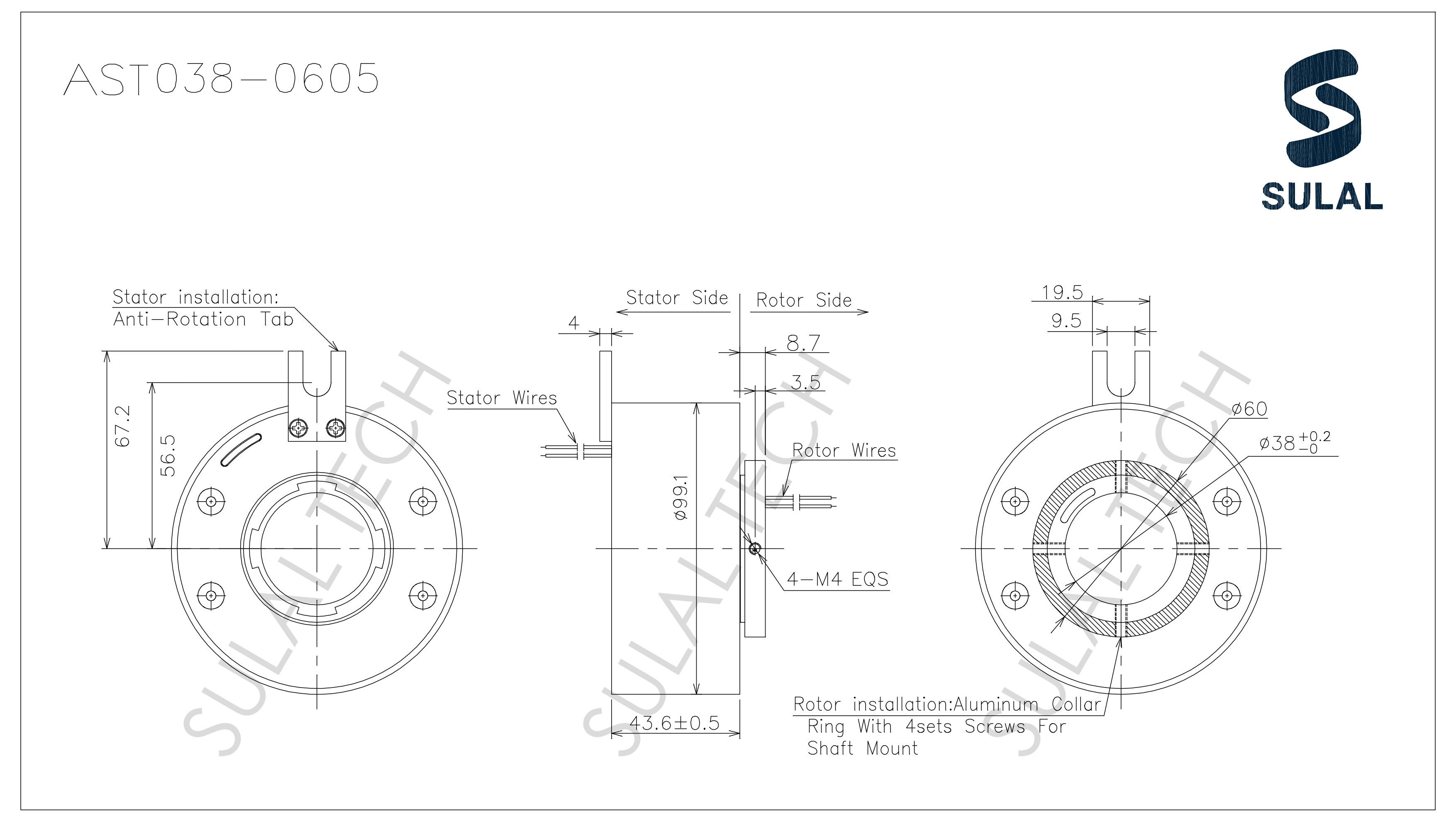 AST038-0605-Outline Drawing