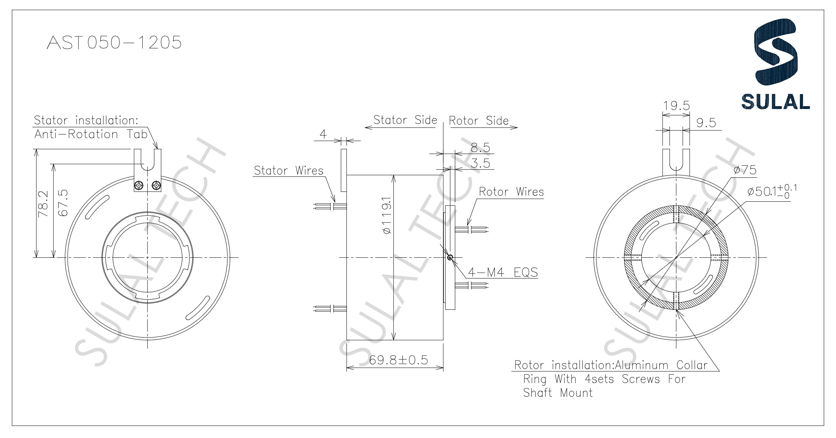 AST050-1205-Outline Drawing