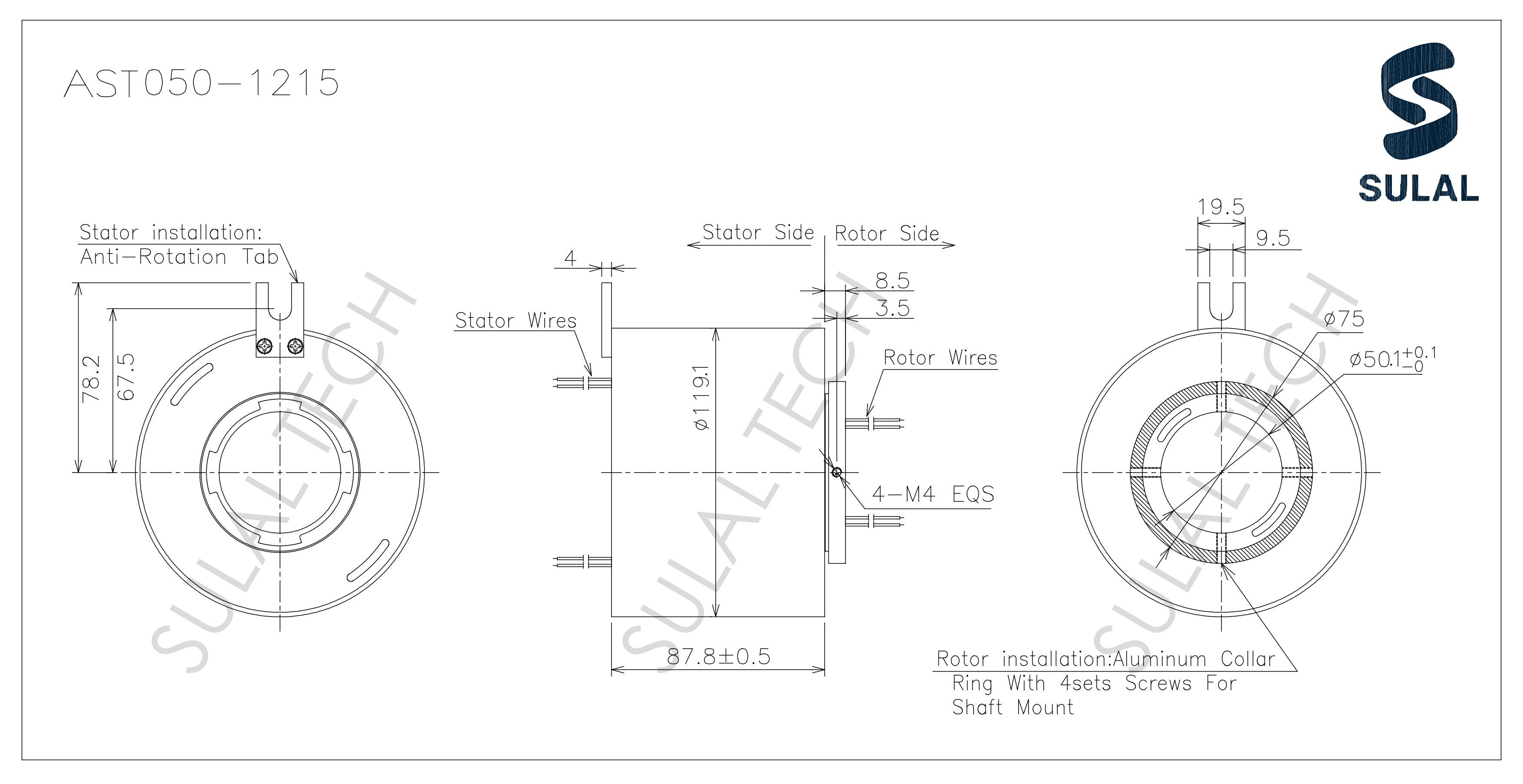 AST050-1215-Outline Drawing