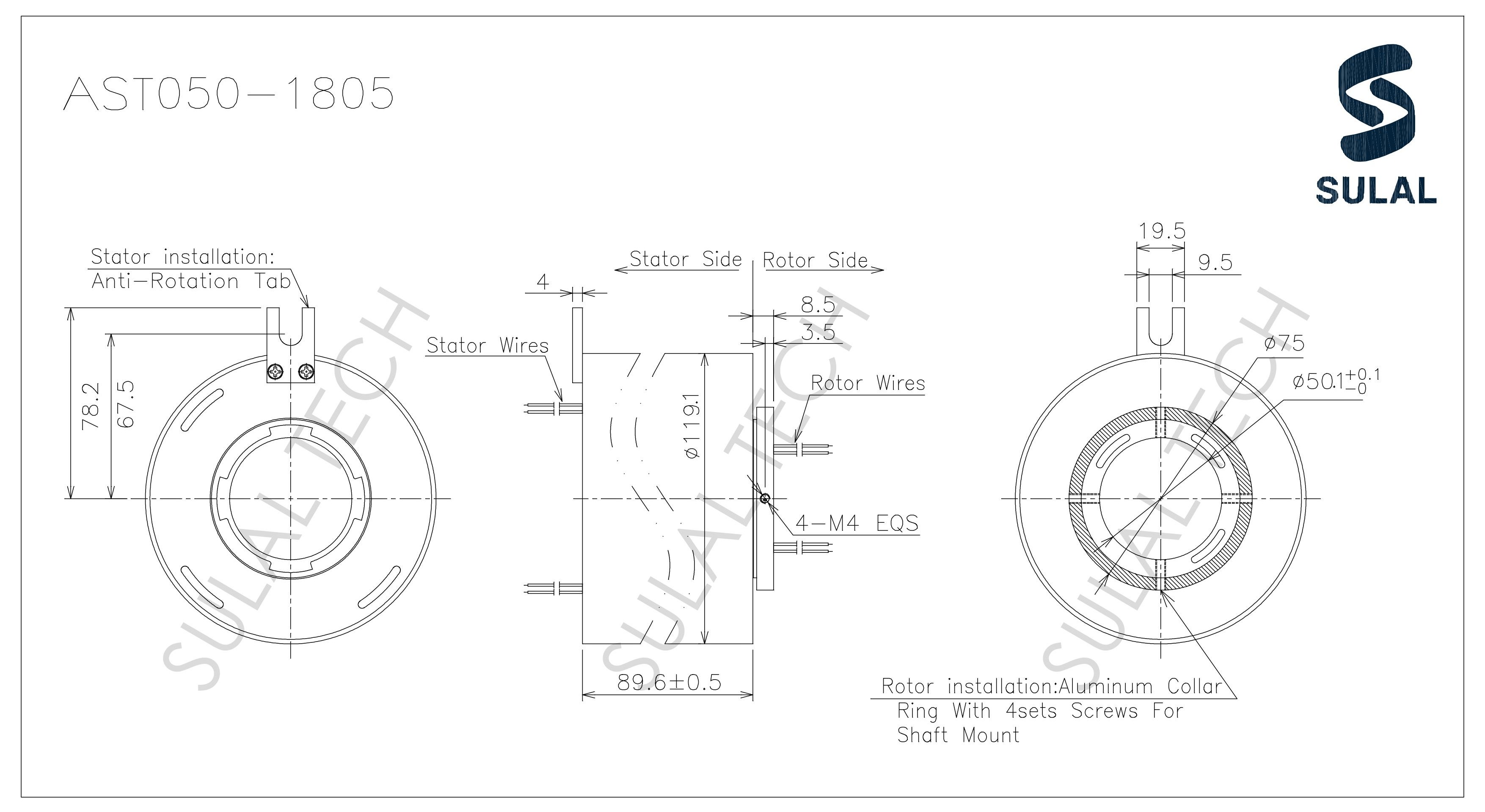 AST050-1805-Outline Drawing