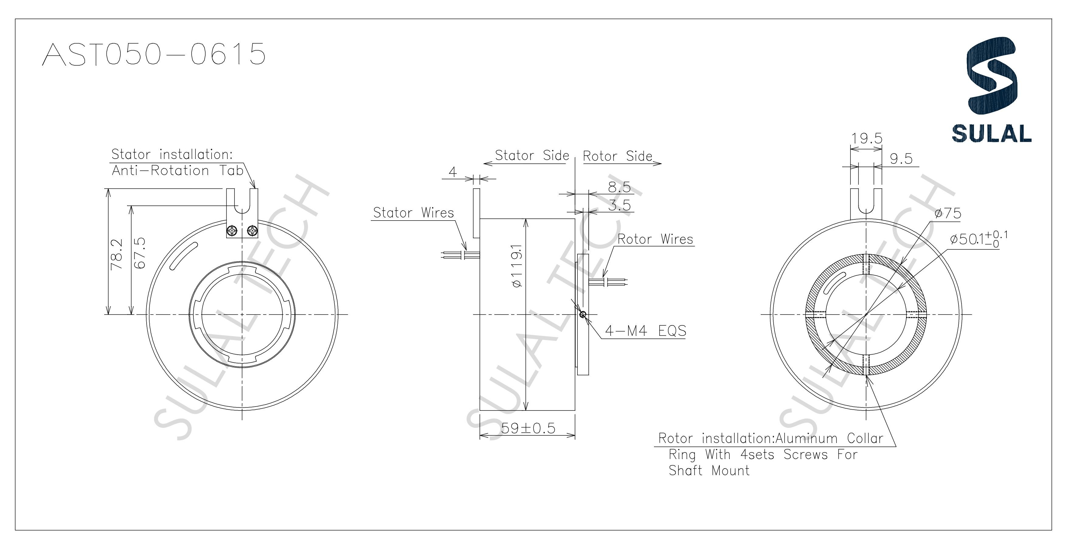AST050-0615-Outline Drawing