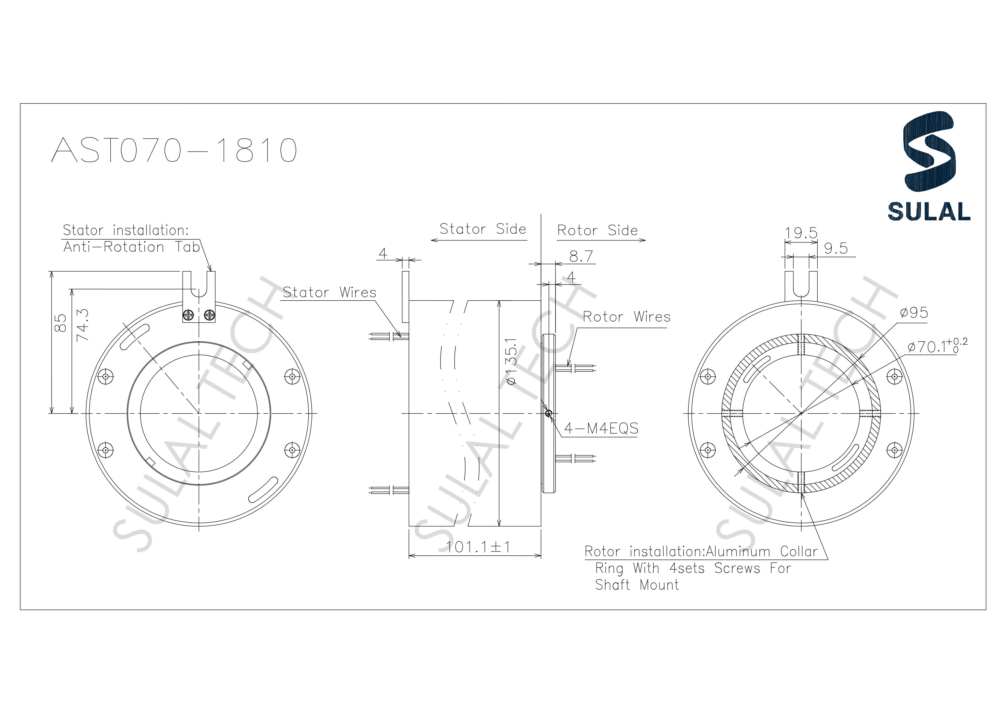 AST070-1810-Outline Drawing