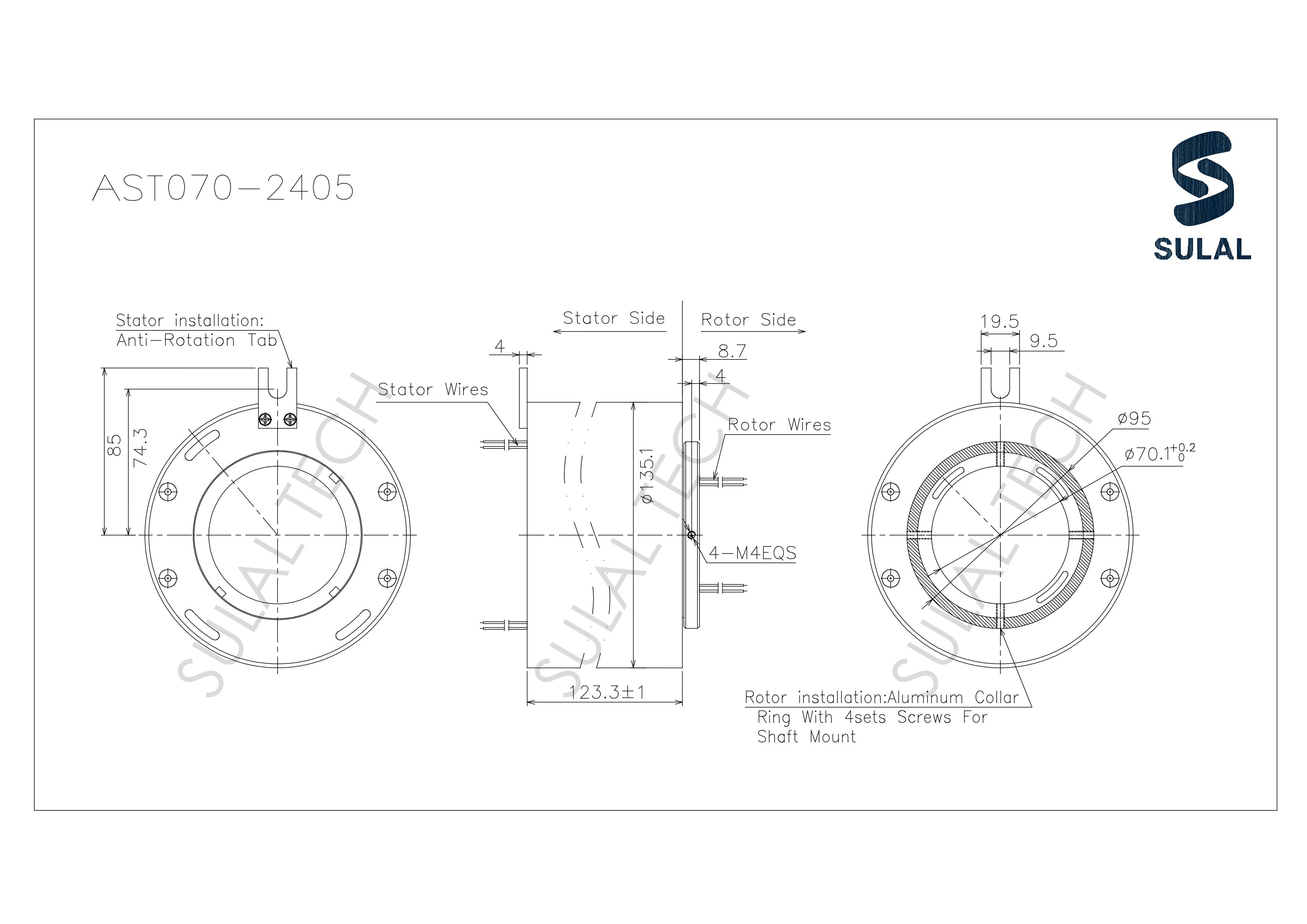 AST070-2405-Outline Drawing