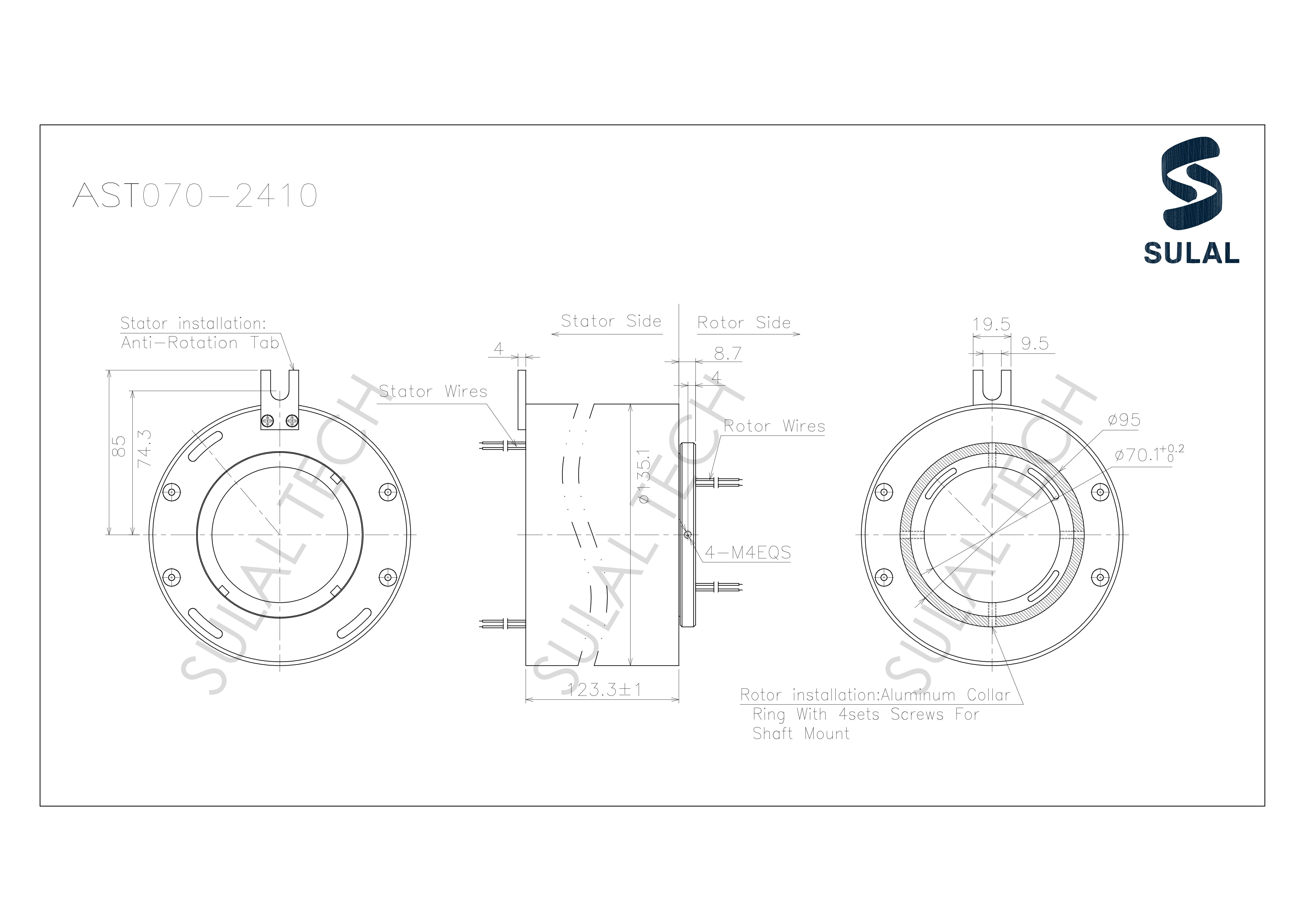 AST070-2410-Outline Drawing
