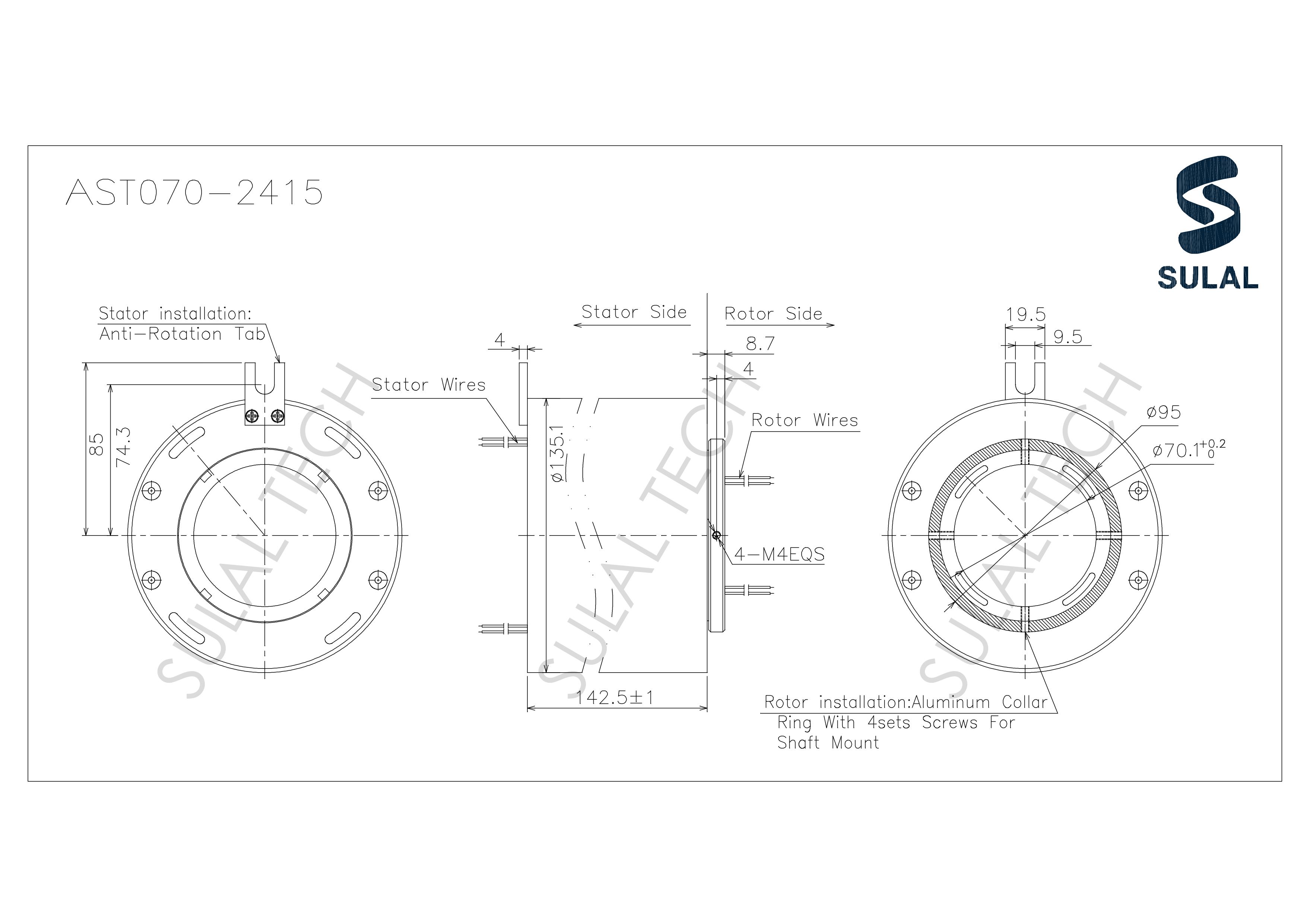 AST070-2415-Outline Drawing