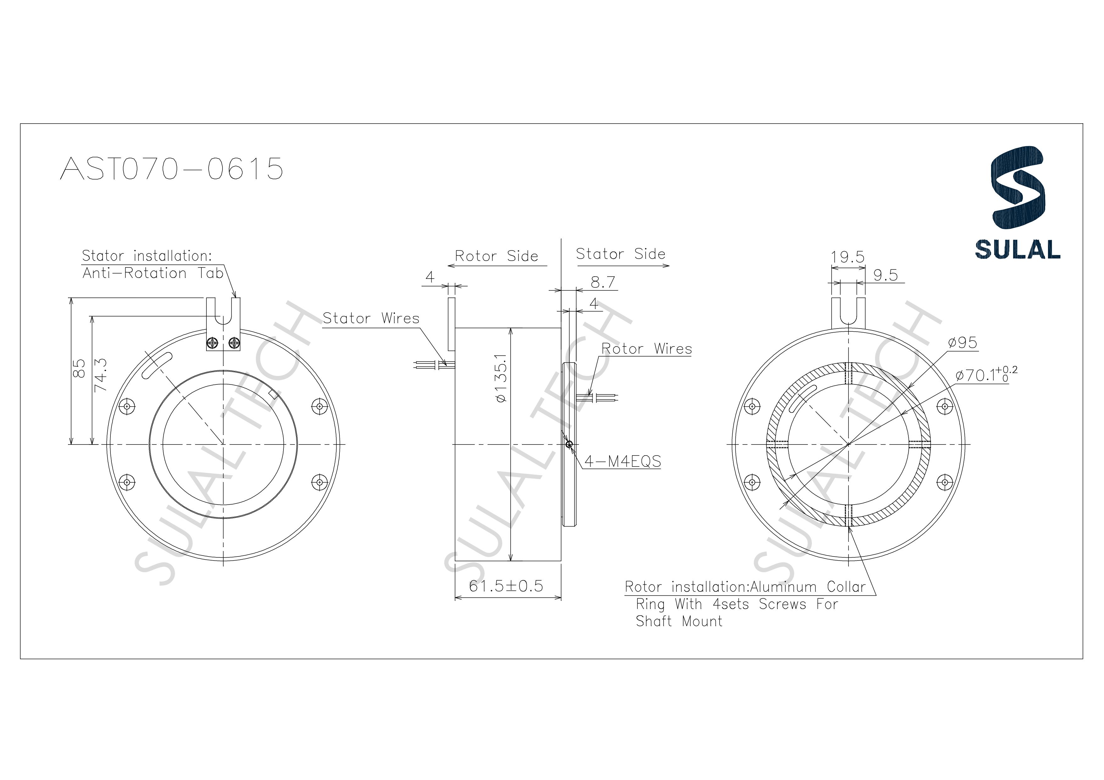 AST070-0615-Outline Drawing