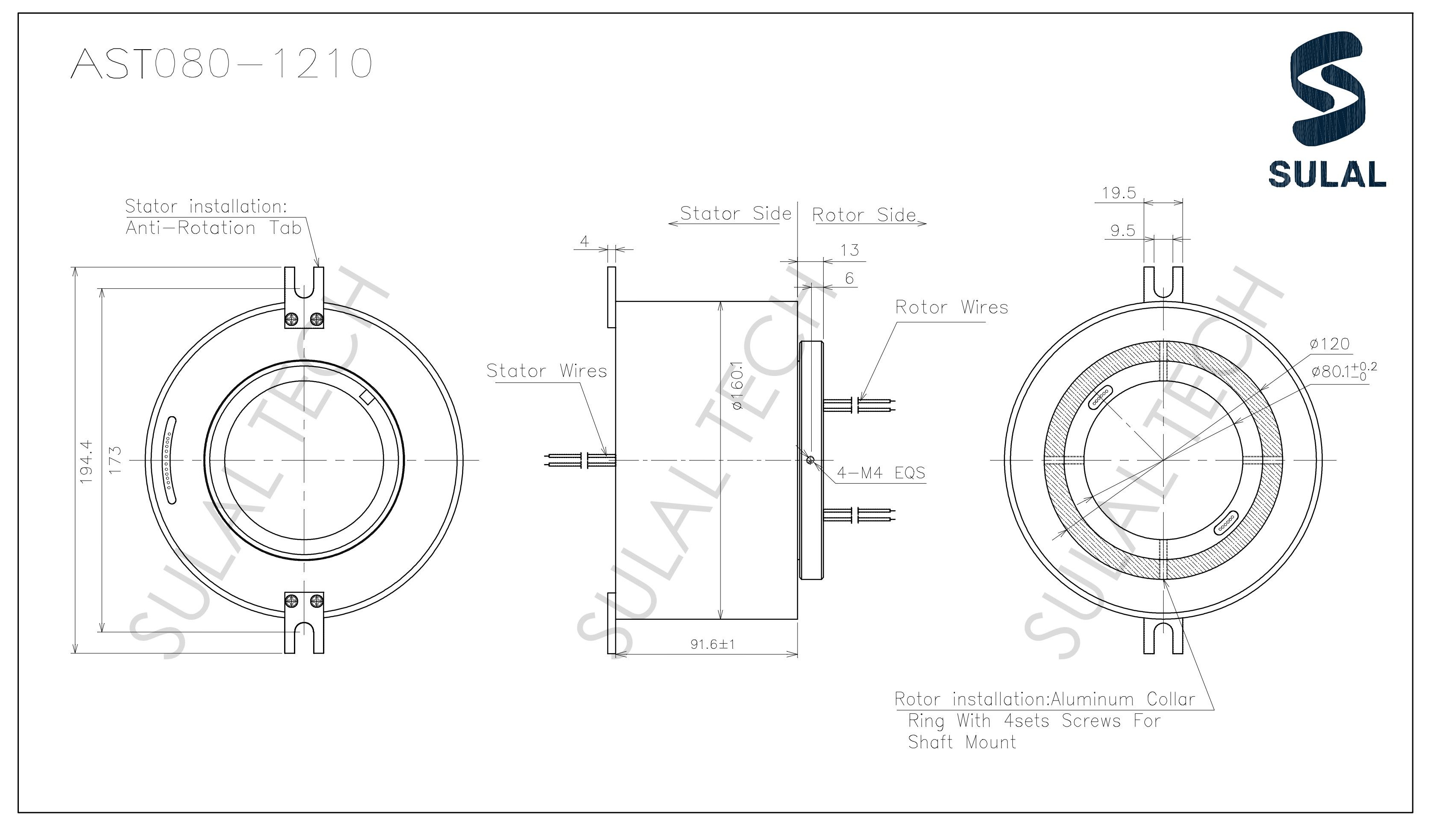 AST080-1210-Outline Drawing