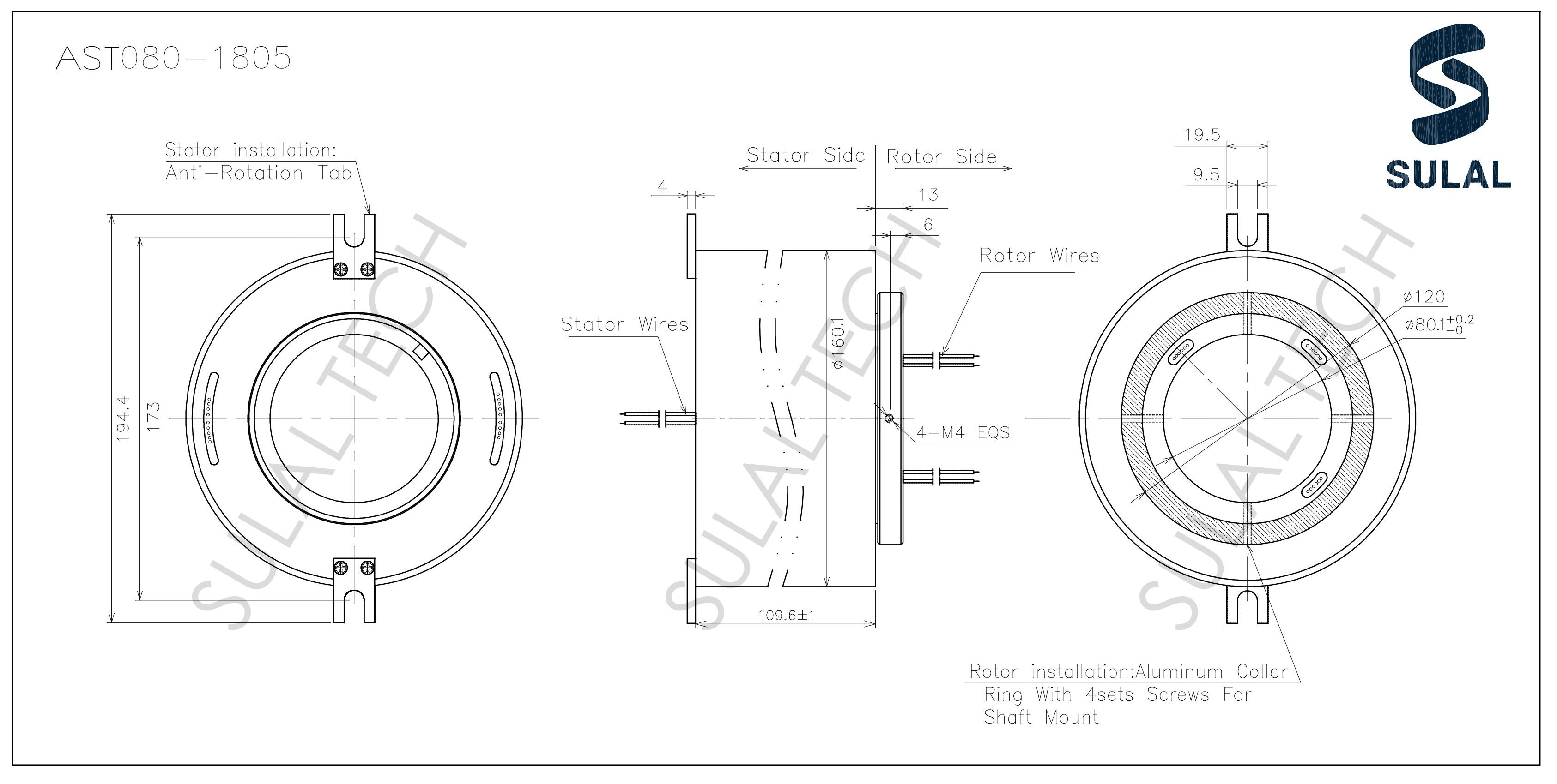 AST080-1805-Outline Drawing