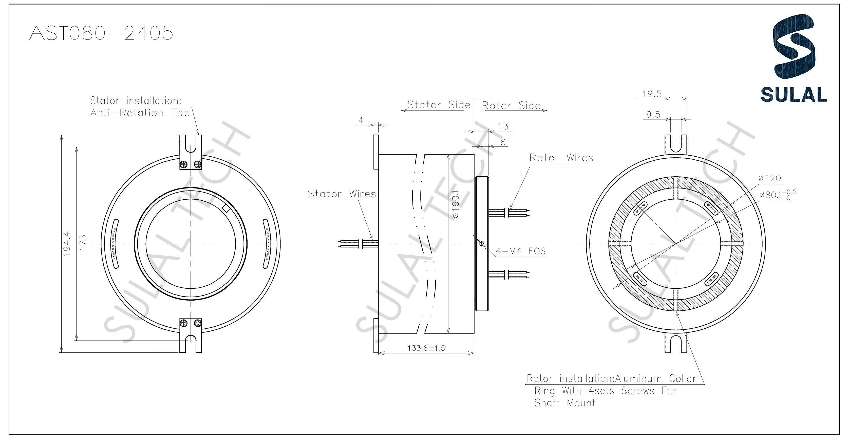 AST080-2405-Outline Drawing