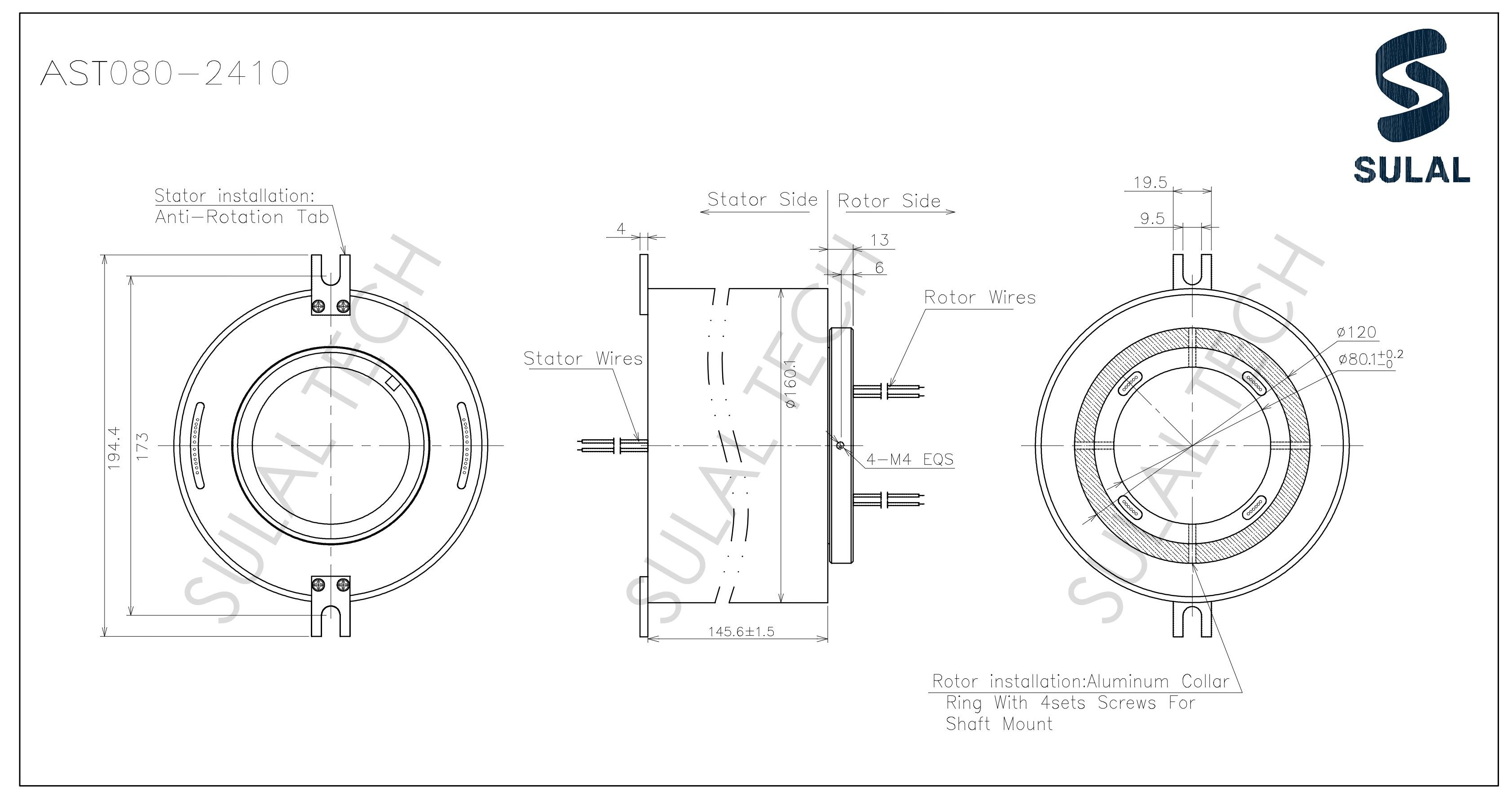 AST080-2410-Outline Drawing