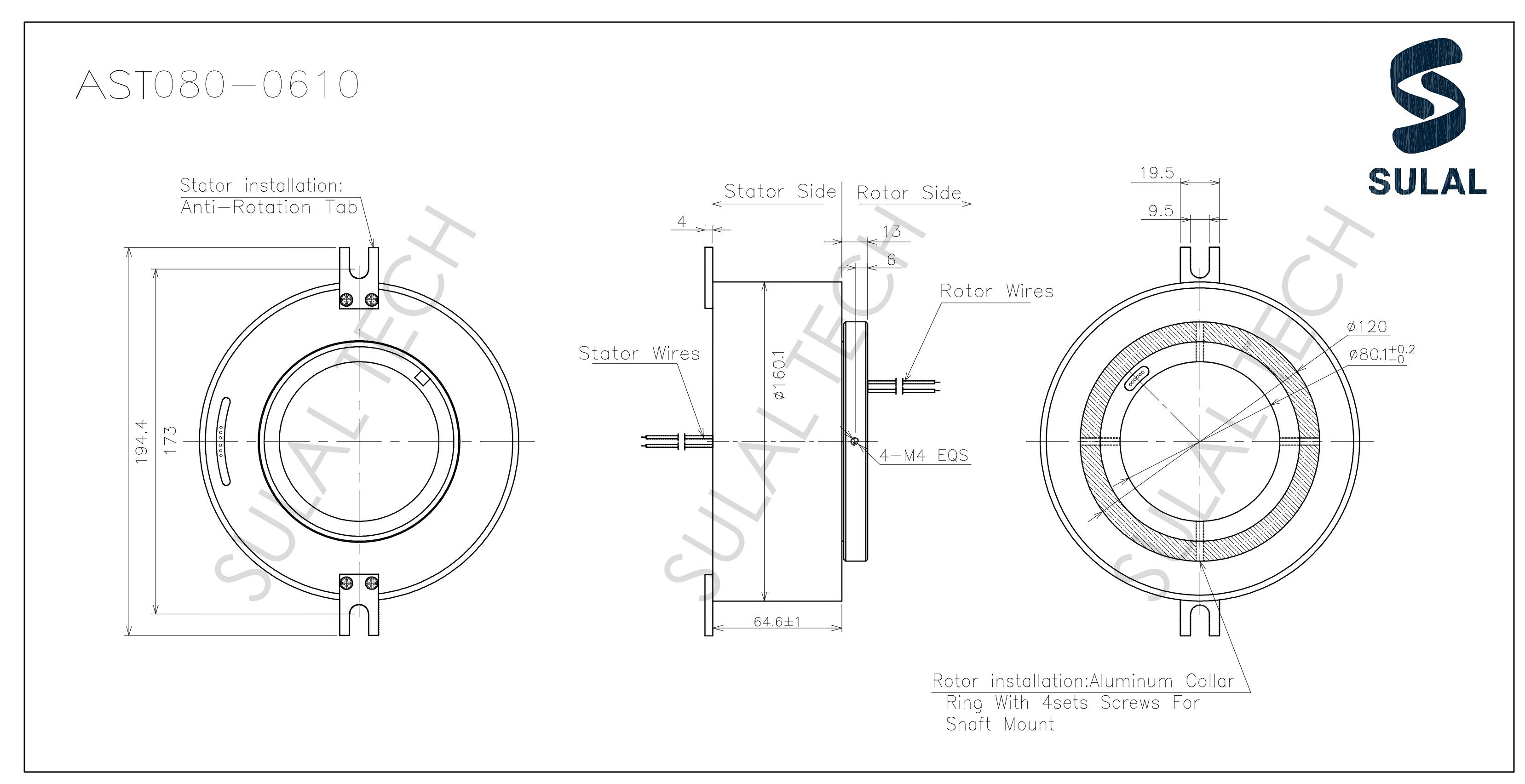 AST080-0610-Outline Drawing