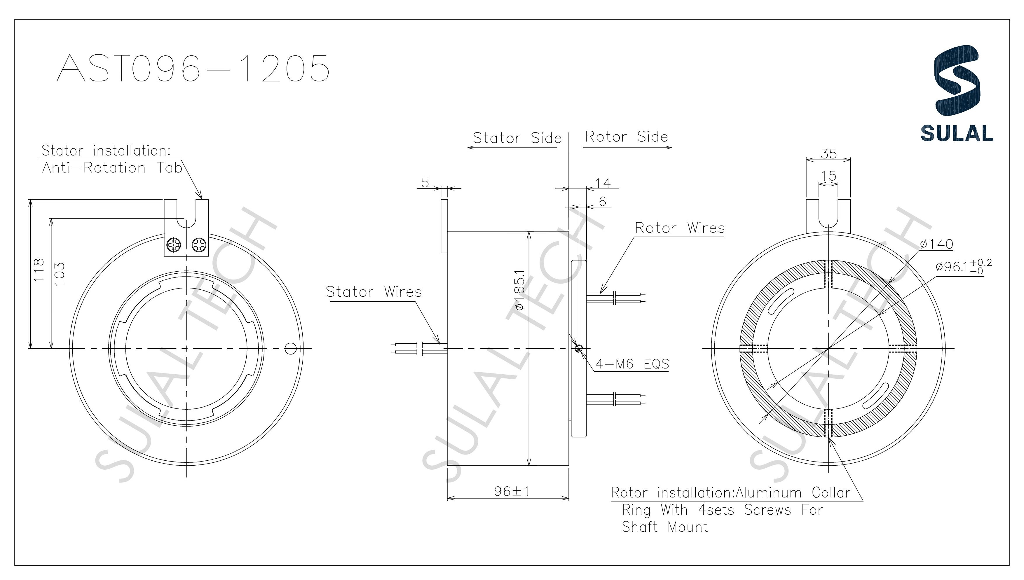 AST096-1205-Outline Drawing