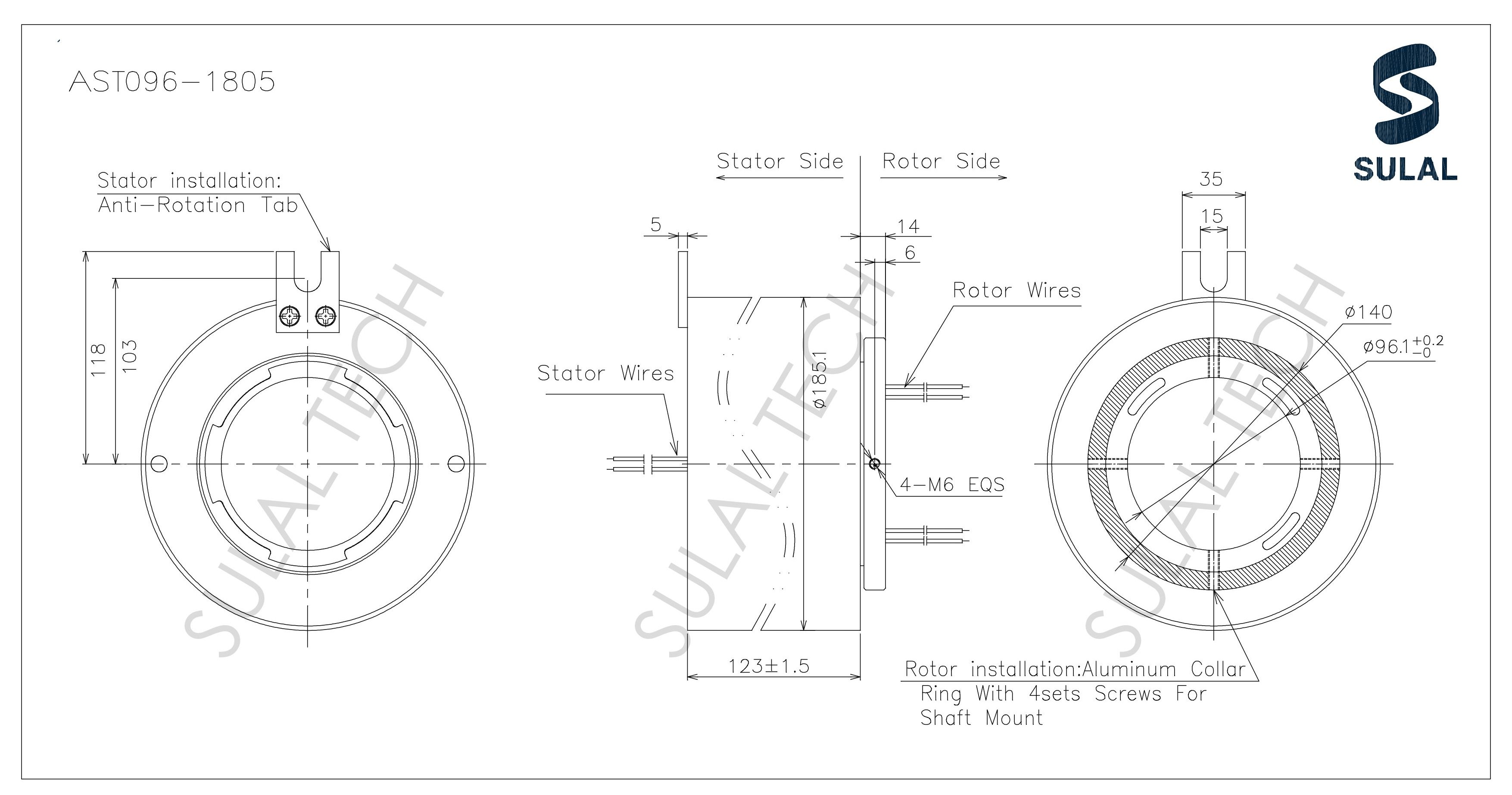 AST096-1805-Outline Drawing