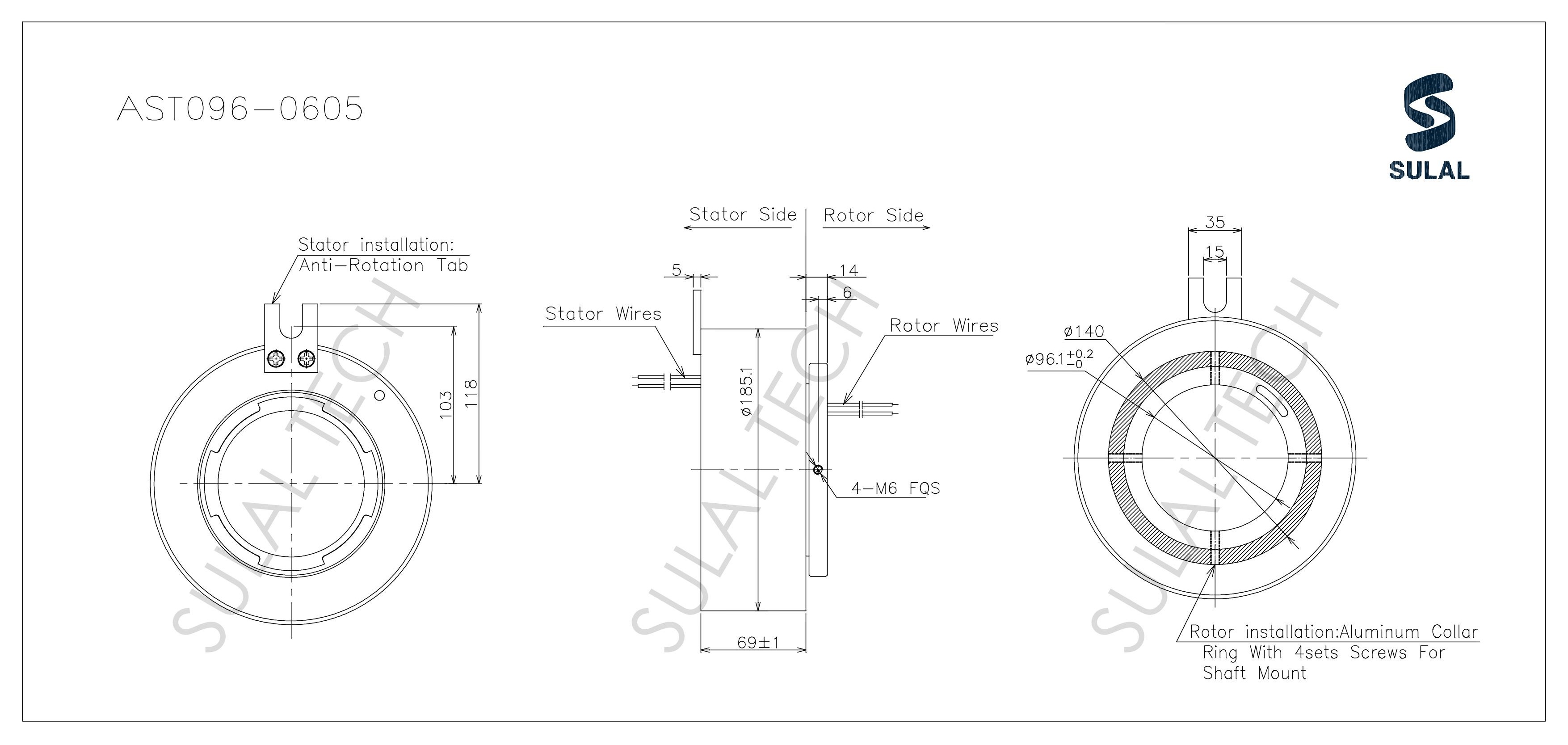 AST096-0605-Outline Drawing